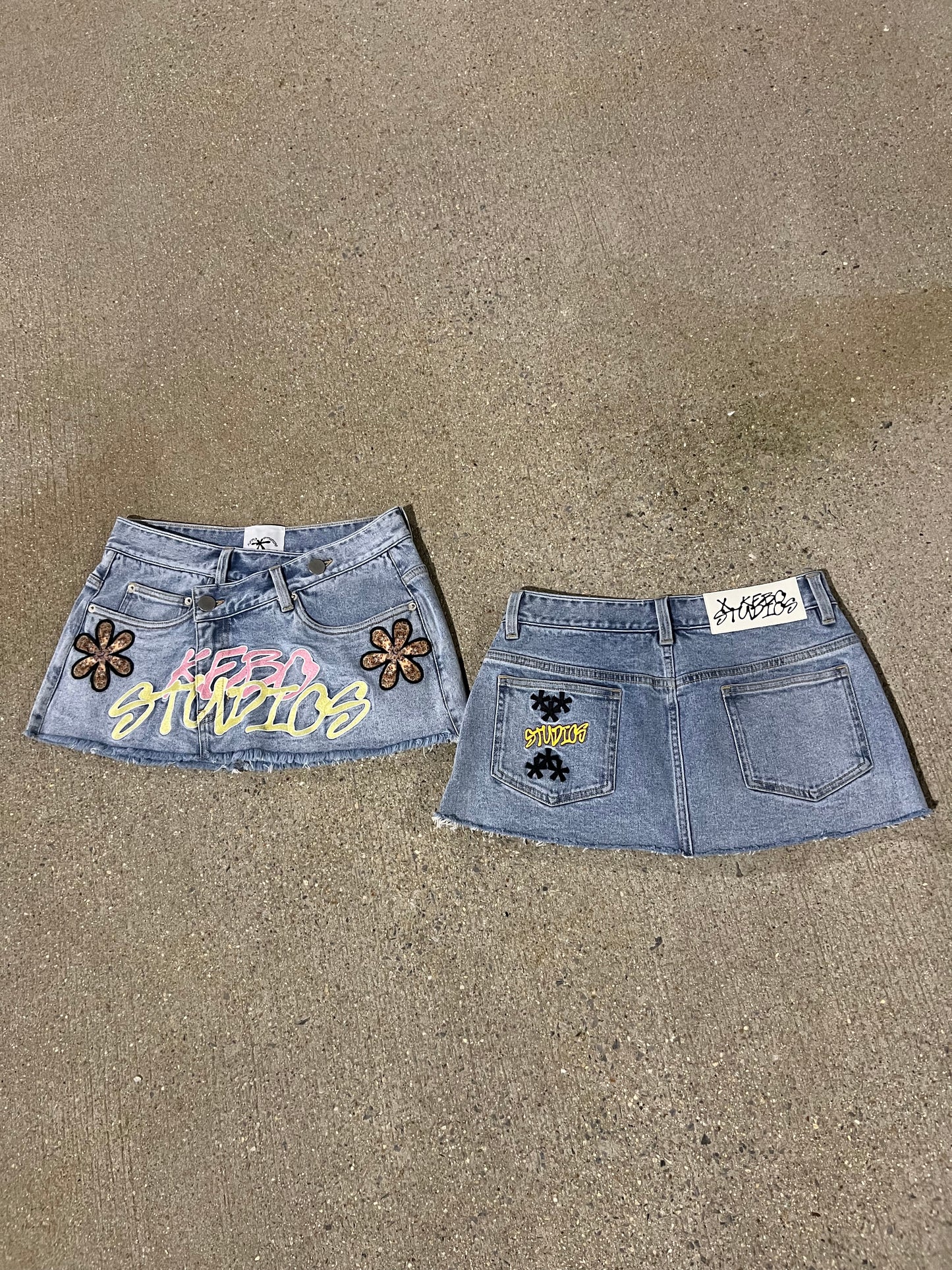 ART LOGO MINI SKIRT